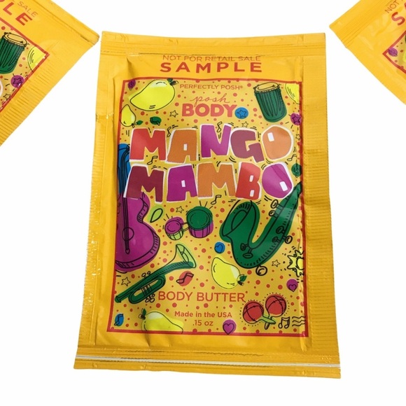 PERFECTLY POSH Mango Mambo Body Butter Moisturizer Lotion Samples 11 Packets - Picture 2 of 3
